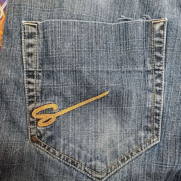 Eminem Slim Shady vintage baggy denim shorts - size 38 - Picture 9 of 10